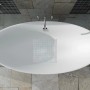 Relaxdays Duschmatte Quadratisch PVC Transparent Rutschfest 53 cm x 53 cm 640 g_2