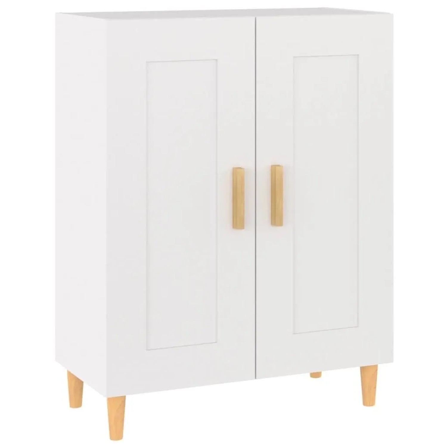vidaXL Sideboard Weiß 69,5x34x90 cm Holzwerkstoff 812132