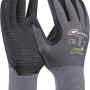 Gebol Arbeitshandschuhe Multi Flex Gr. 9, grau, mit Noppen für sicheren Griff.