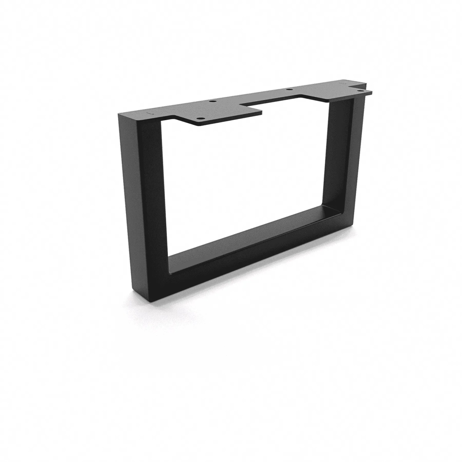 HEVVA Möbelbein GRAZ 15 cm Hoch 25 cm Tief 1 Stück Schwarz