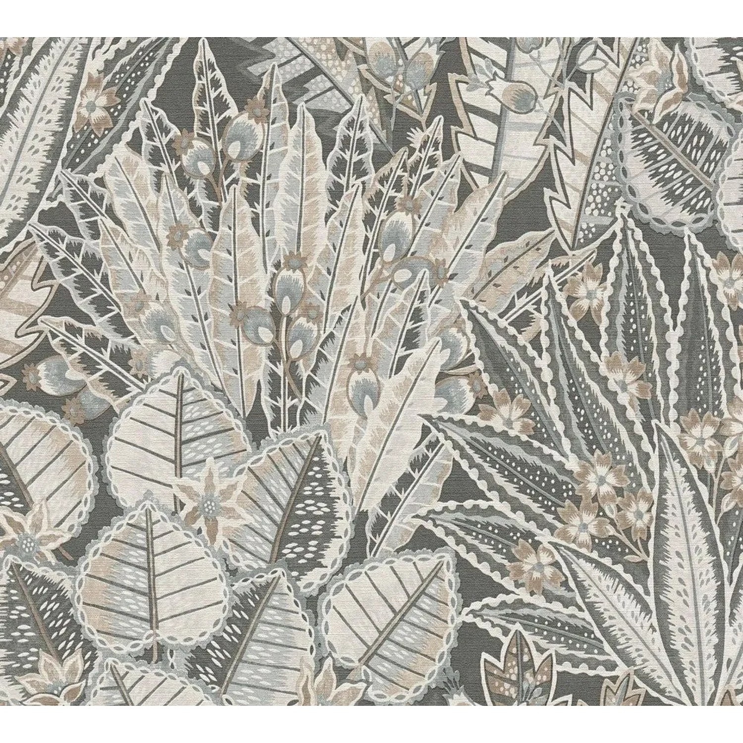 Tadessi Tapete Floral M1-No.11155 Vliestapete in Schwarz