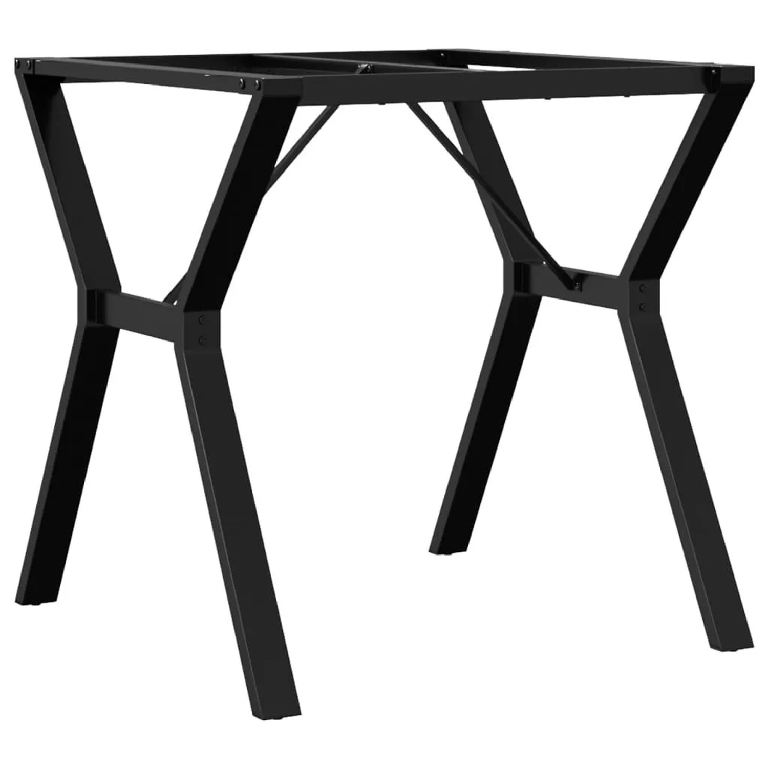 vidaXL Esstisch-Gestell in Y-Form 70x70x73 cm Stahl 357932