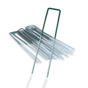 50 rostfreie KARAT Erdanker (15cm) für Kunstrasen, Vlies & Gewächshäuser.