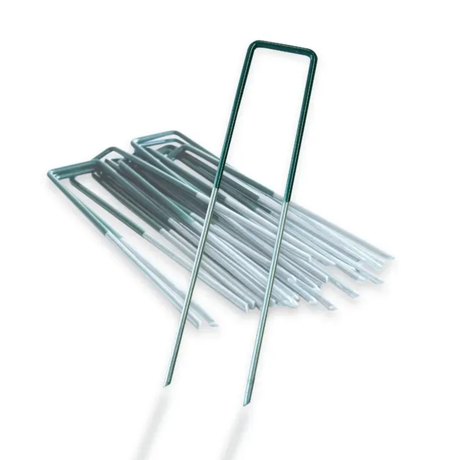 KARAT Erdanker 3 x 15 cm Rostfrei für Kunstrasen Vlies Gewächshäuser 50 Stück