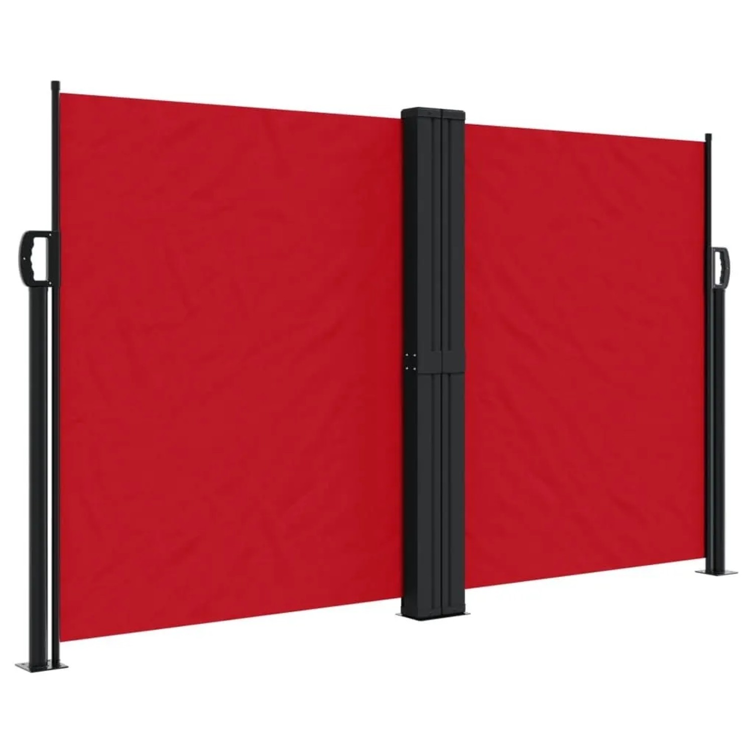 vidaXL Seitenmarkise Ausziehbar Rot 140x1000 cm 4004717