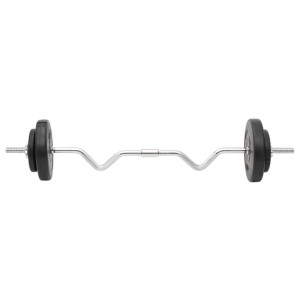 vidaXL Langhantel und Kurzhantel mit Gewichten 60 kg 3145028