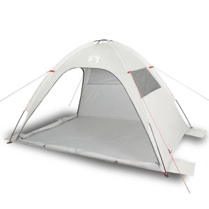 vidaXL Strandzelt Grau Wasserdicht 94528