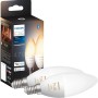 Philips Hue E14 LED Kerzen 2er-Pack: smarte Leuchtmittel für individuelle Lichtstimmung.