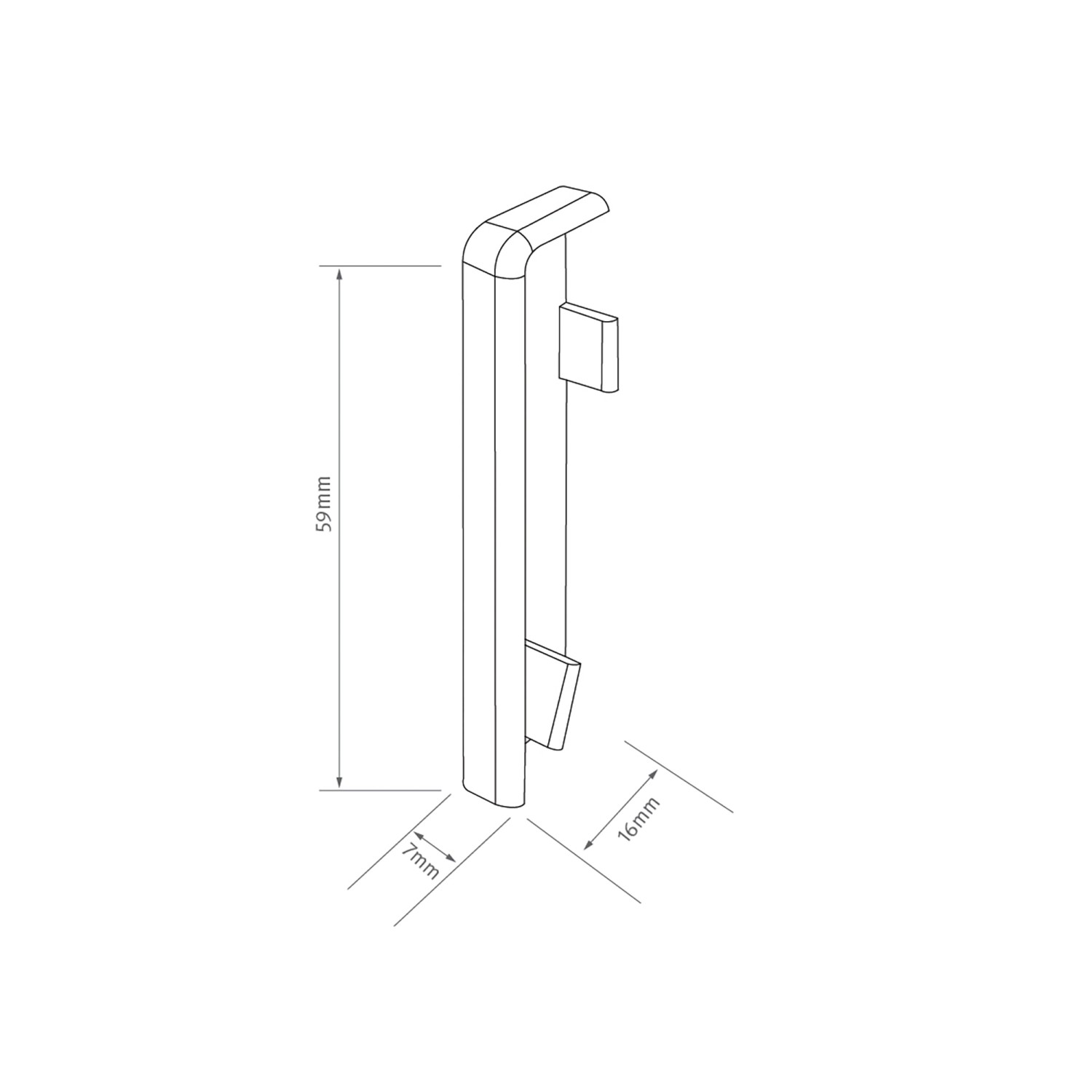 Egger Endstück 6 cm Buche Natur 2 Stück_3