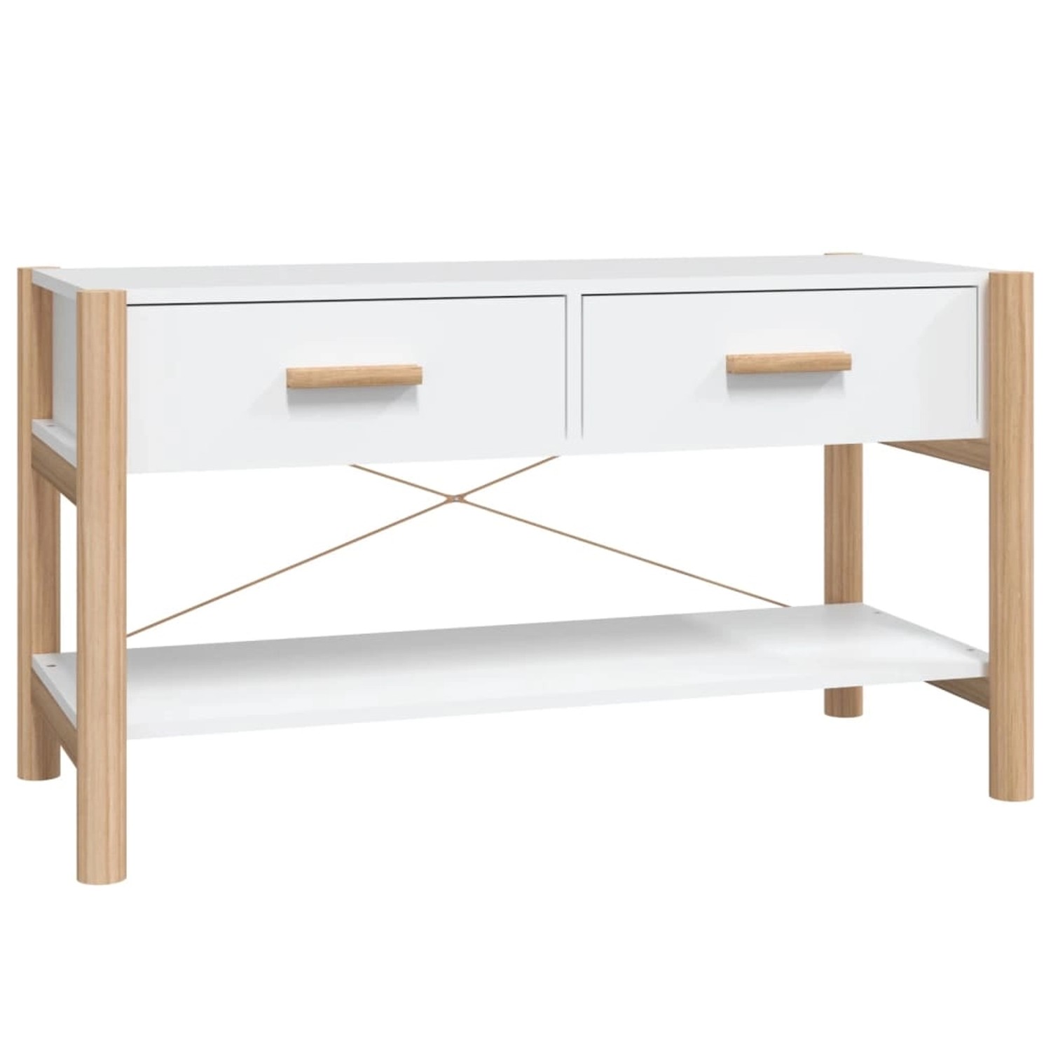 vidaXL TV-Schrank Weiß 82x38x45 cm Holzwerkstoff 345660 günstig online kaufen