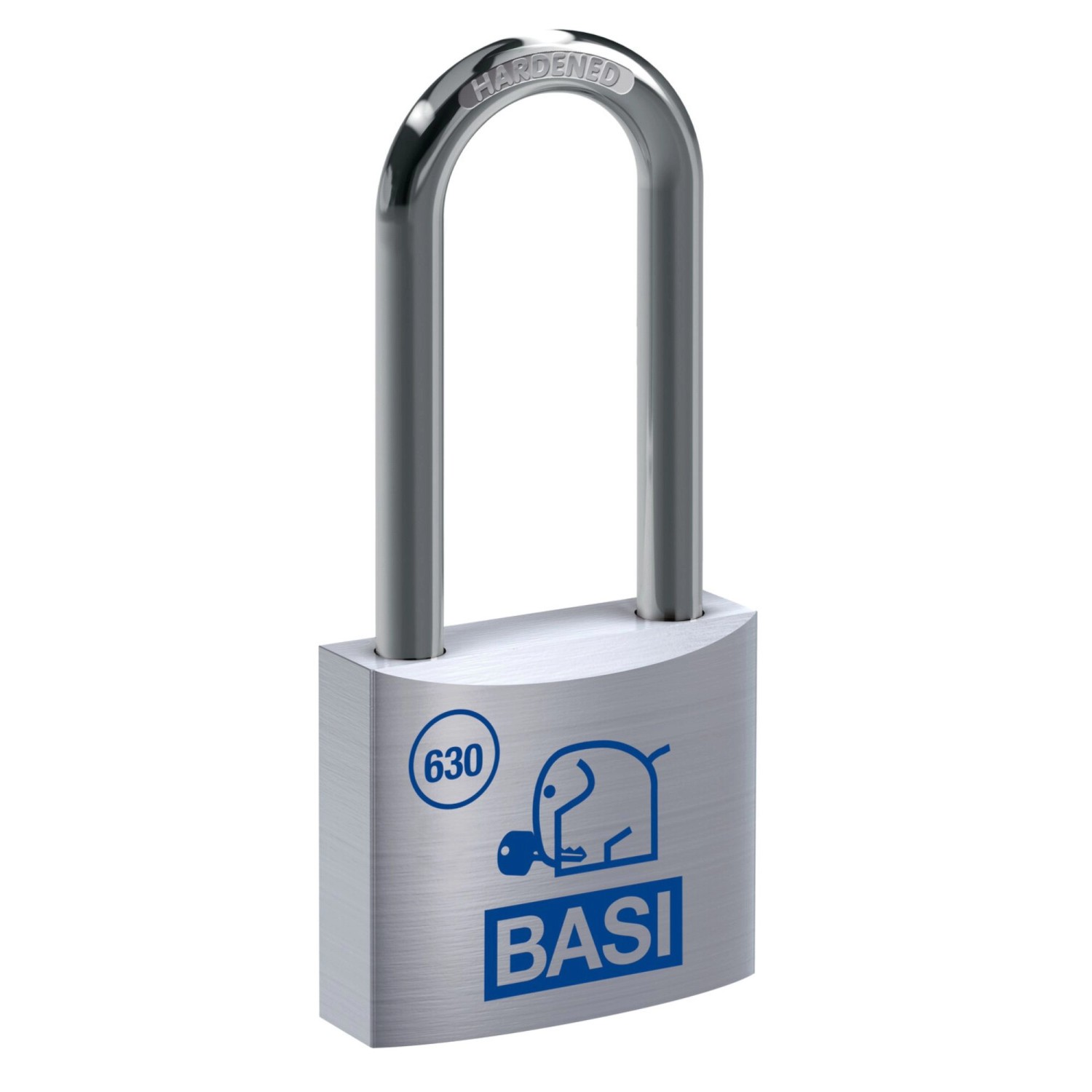 Basi - Vorhangschloss - VHS 630H - 30 mm - Verschiedenschließend - Bügelhöhe - 63 mm - inkl. 2 Schlüssel - Aluminiumgehä