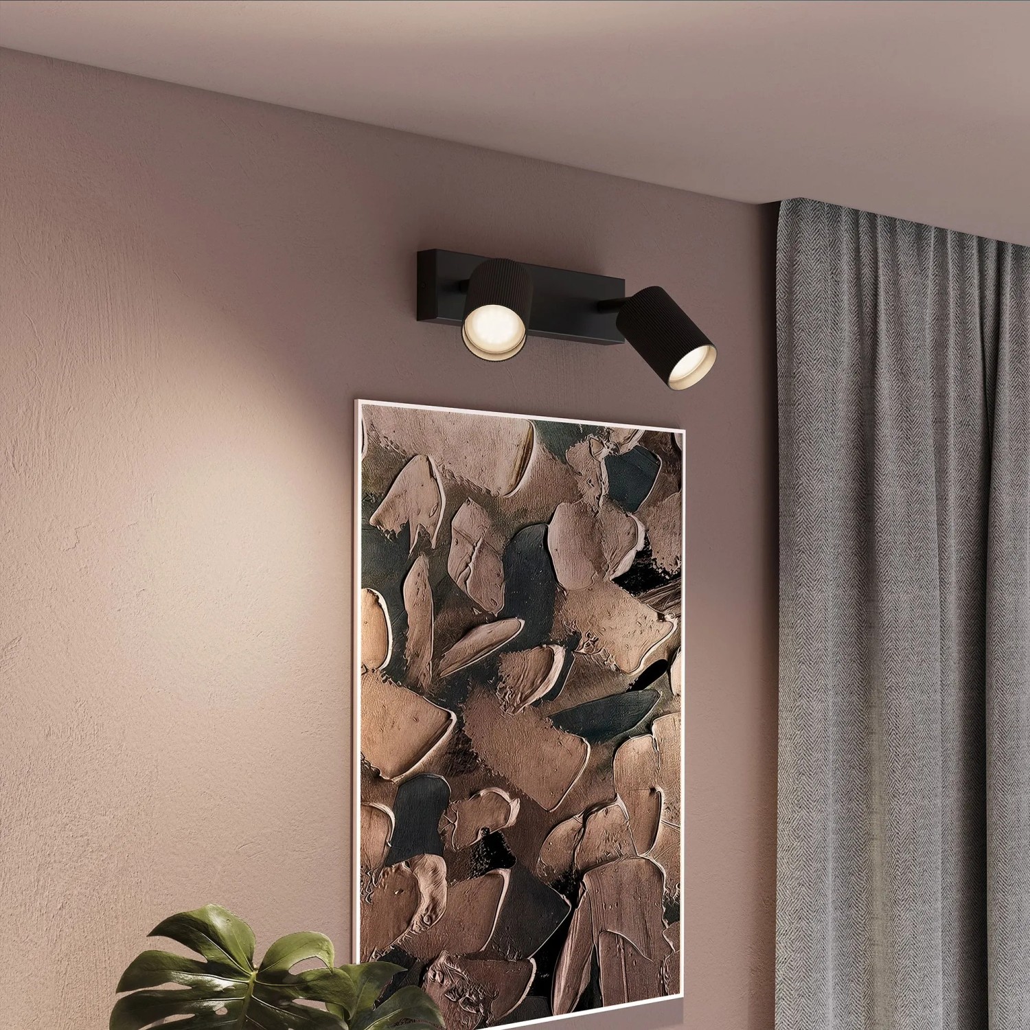 Philips LED-Spot Wyatt 2-Flammig Alu Wand- & Deckenmontage Schwenkbar