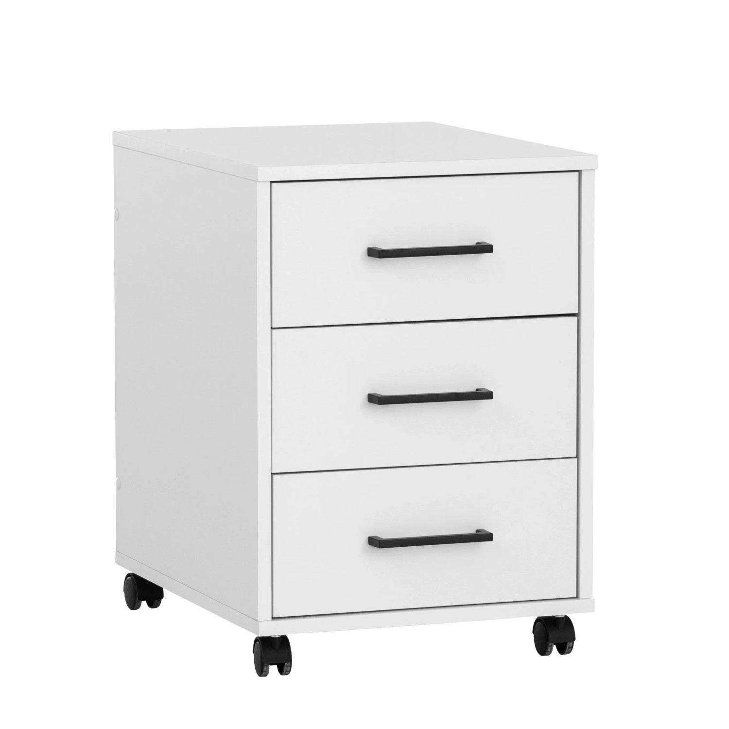 Thumbnail - Schildmeyer Rollcontainer Ruby 57 cm x 40,1 cm x 50 cm Weiß-Matt