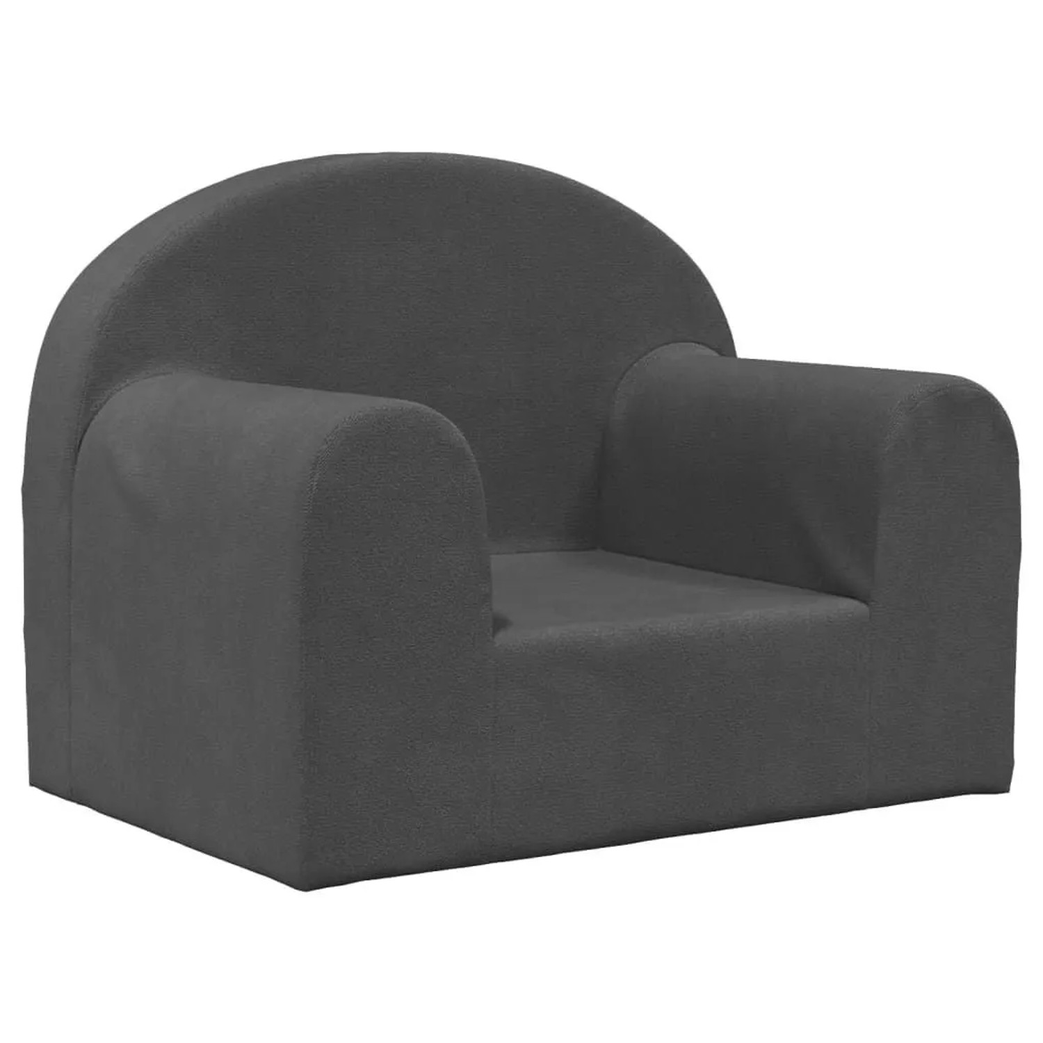 vidaXL Kindersofa Anthrazit Weich Plüsch 357006