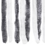 vidaXL Insektenschutz-Vorhang Grau und Weiß 90x220 cm Chenille 241224_5