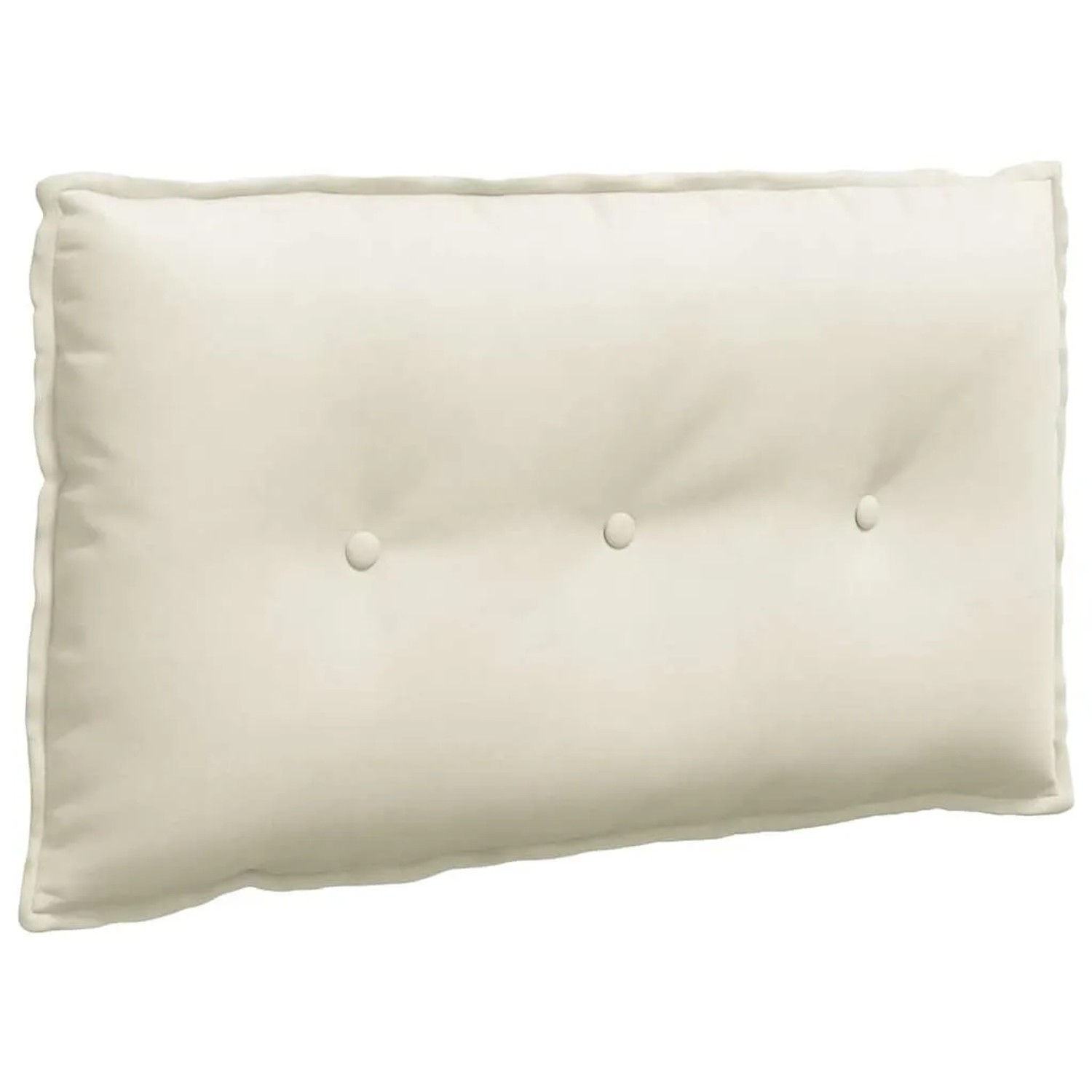 vidaXL Rückenkissen Creme 80 x 50 cm Cordstoff 42014727