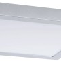 Eckiges Paulmann LED-Panel Abia, 30x30 cm, Chrom matt, für Deckenmontage.