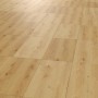Cersanit Timberfox Bodenfliesen in Naturholz-Optik, verlegt, Detailansicht.