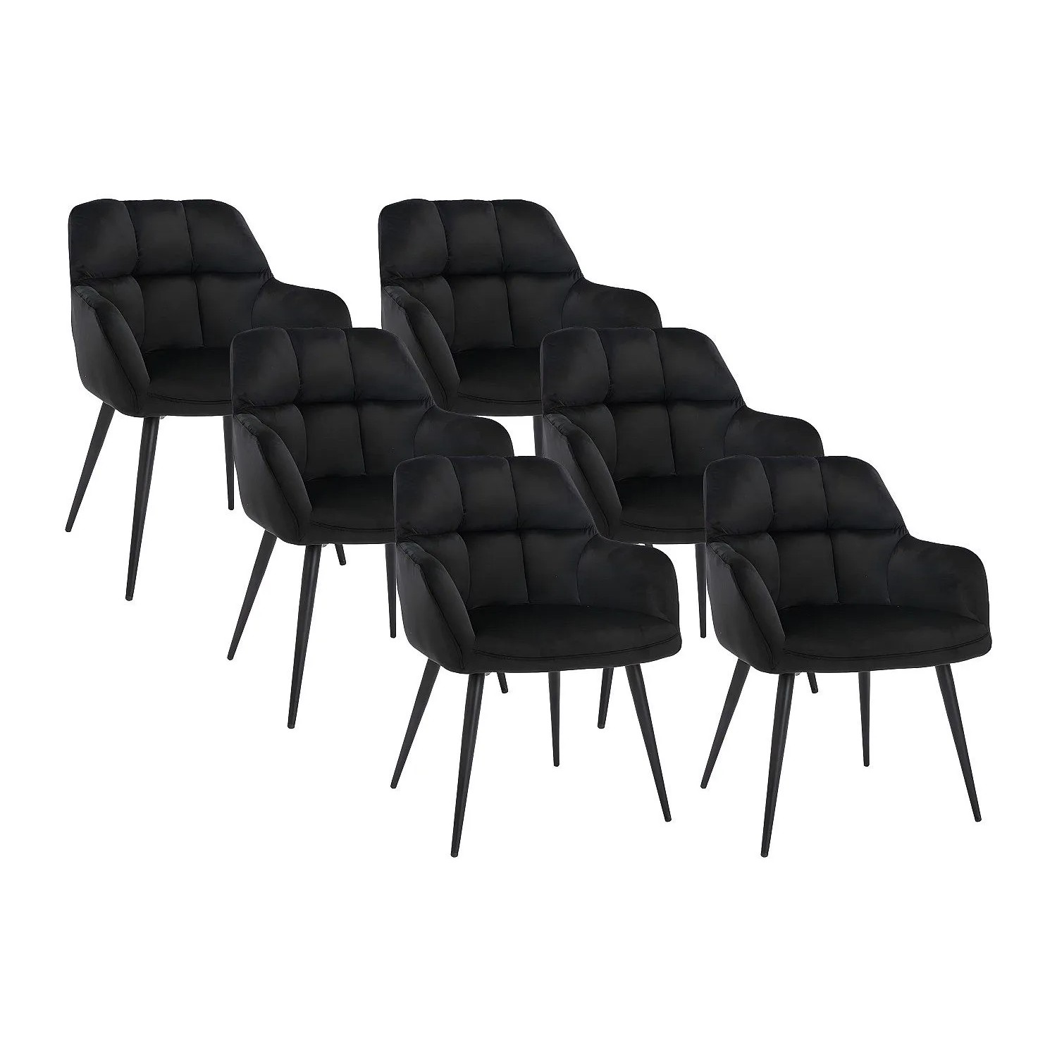 Vente-unique Stuhl Pega Schwarz 58.5 cm