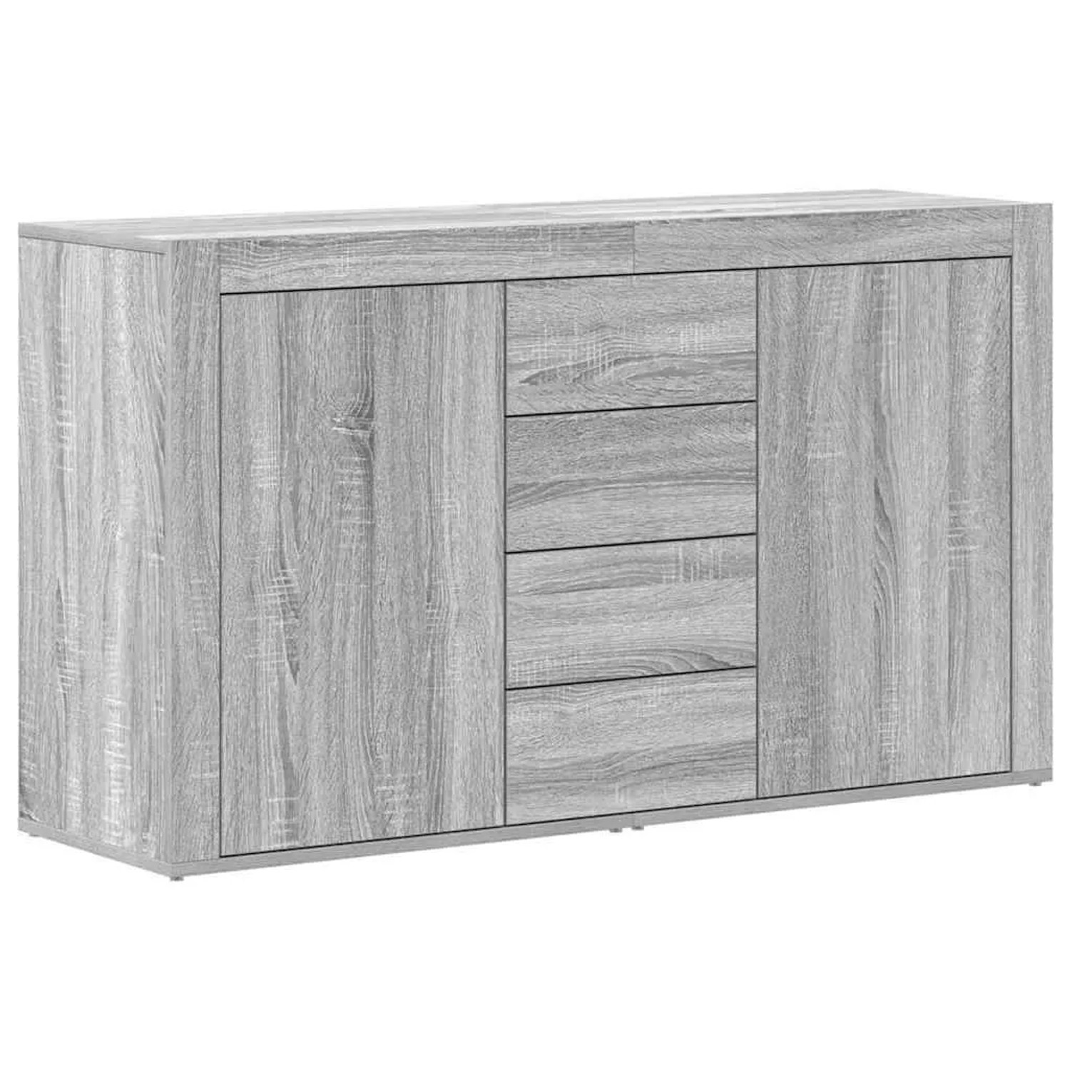 vidaXL Sideboard Graues Sonoma 120 x 36 x 69 cm Holzwerkstoff 3333861 günstig online kaufen