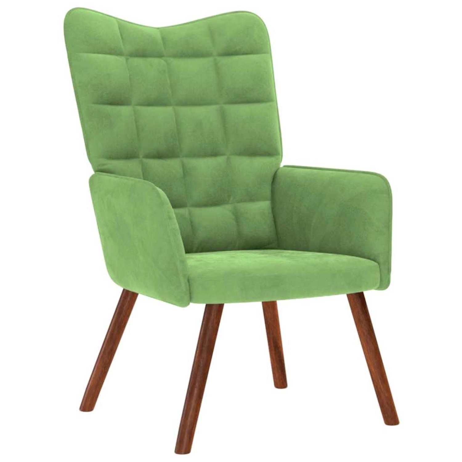 vidaXL Relaxsessel Hellgrün Samt 4016813