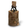 EBERTH Holzspalter manuell auf Holzklotz mit Holzscheit, Zubehör für Kamine & Öfen.