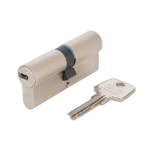 Abus Profilzylinder D6XNP 30/40 mit Schlüssel, ideal für Haustüren & mehr Sicherheit.