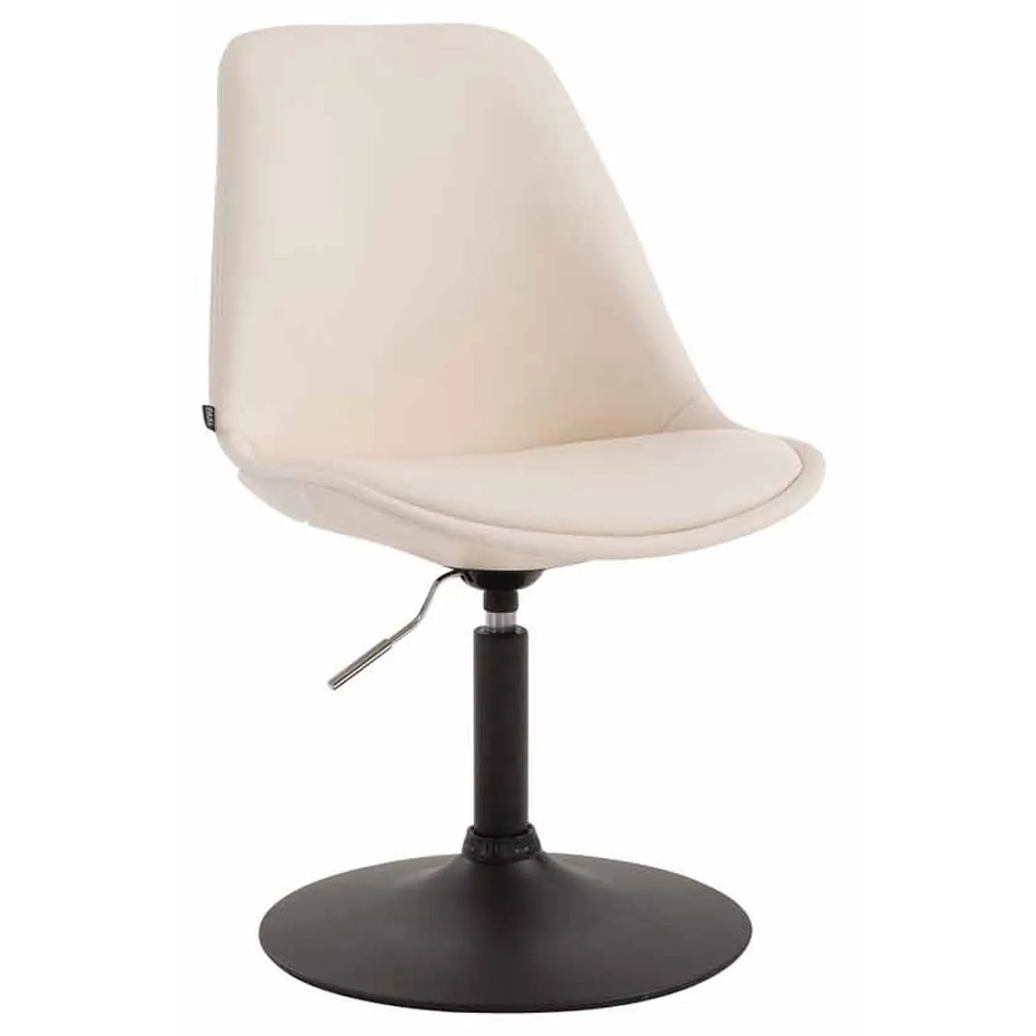 CLP Esszimmerstuhl Maverick Kunstleder Creme/Schwarz