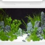 Eheim Aquarium-Set Aquapro LED 84 Weiß, 84 Liter, bepflanzt und dekoriert.