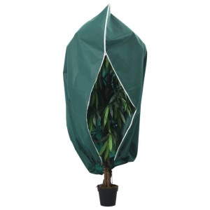 vidaXL Wintervlies mit Reißverschluss 2 Stk 70 g/m² 1,2x1,8 m 364888