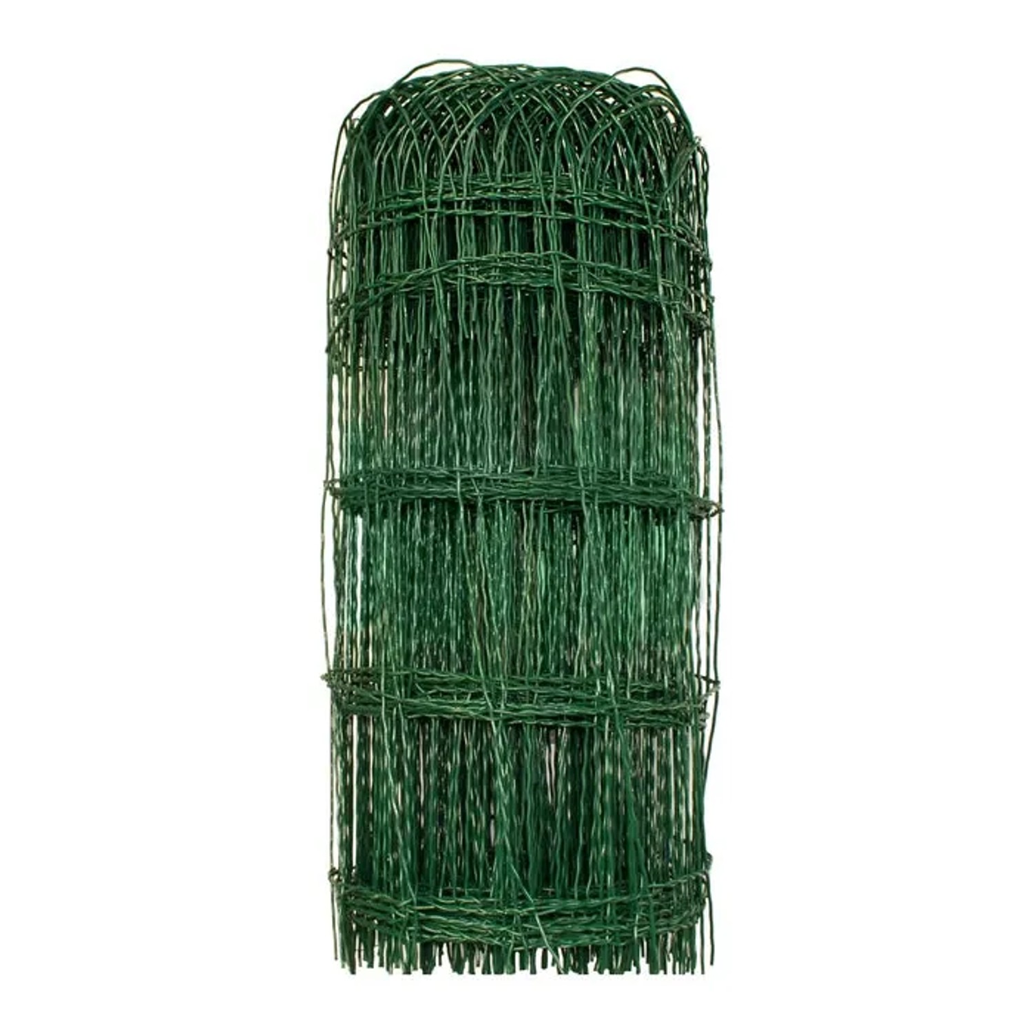 Grünes Karat Ziergeflecht, 40x2500cm, für Beetbegrenzung und Zaunbau.