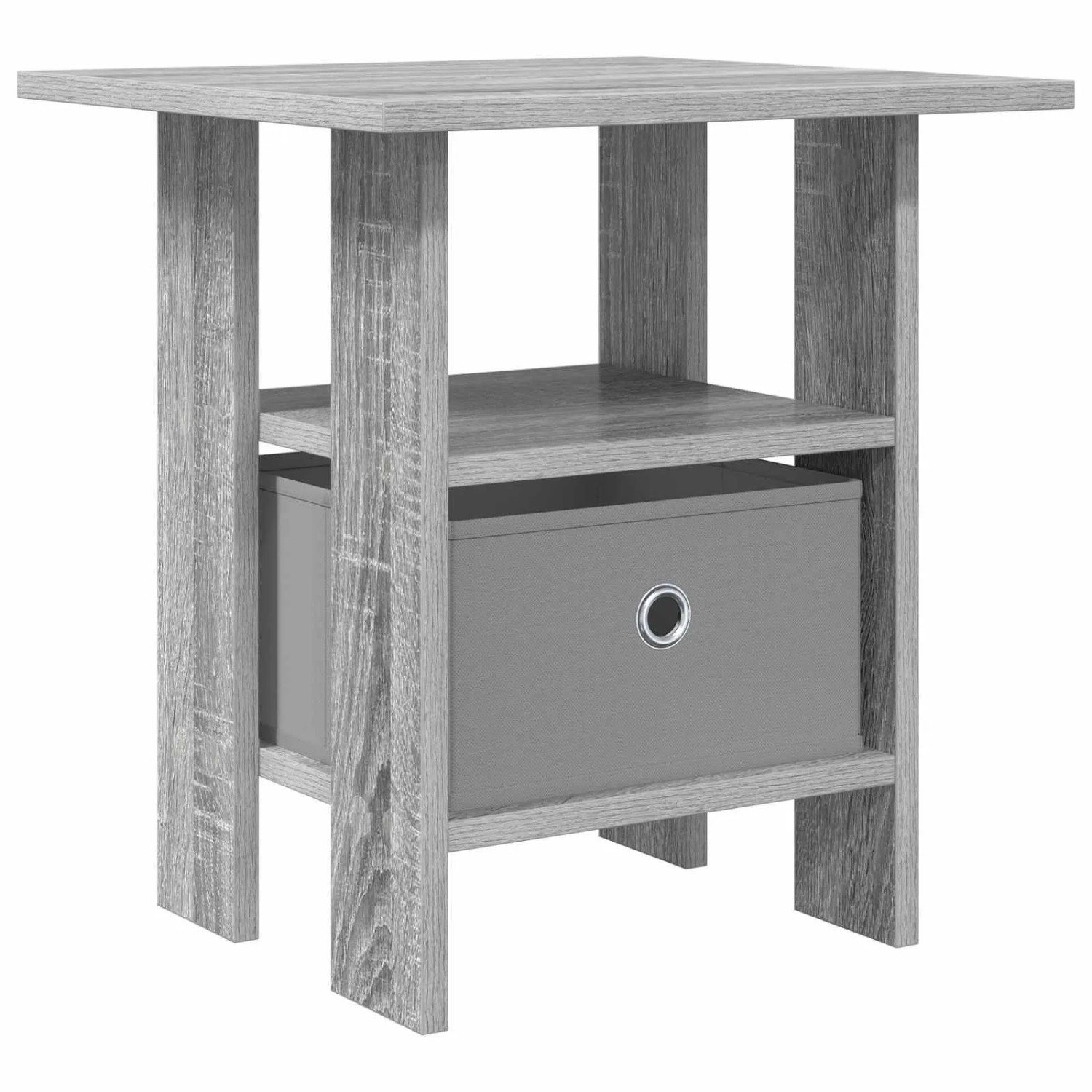 vidaXL Nachttisch Graues Sonoma 41 x 40 x 45 cm Holzwerkstoff 8000430
