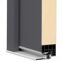 Detailansicht: Anthrazitfarbene Splendoor Wohnungseingangstür BARI ACOUSTIC RC2 mit Zarge.