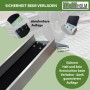 TRUTZHOLM Alu Auffahrschiene mit rutschfester schwarzer Oberfläche und abnehmbarer 10 cm Auflage für sicheres Verladen von E-Bikes.