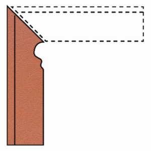 Bodenfliese Cotto Matt, 9x30 cm, rustikale Optik für Innen- und Außenbereich.