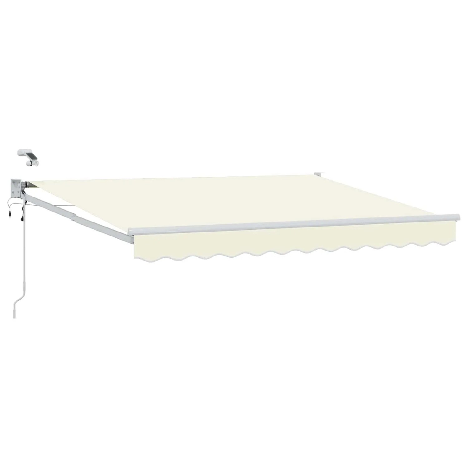 vidaXL Elektrische Ausziehbare Markise Creme 3,5 x 2,5 m 3419608