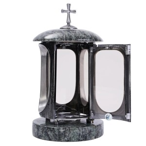KOKA Grablampe mit Kreuz Silber Oliven Grün
