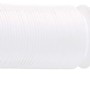 Weißes Siphon Flexrohr 44,8 mm (G 1 1/2) Ø 50 mm aus Kunststoff für Spülbecken.