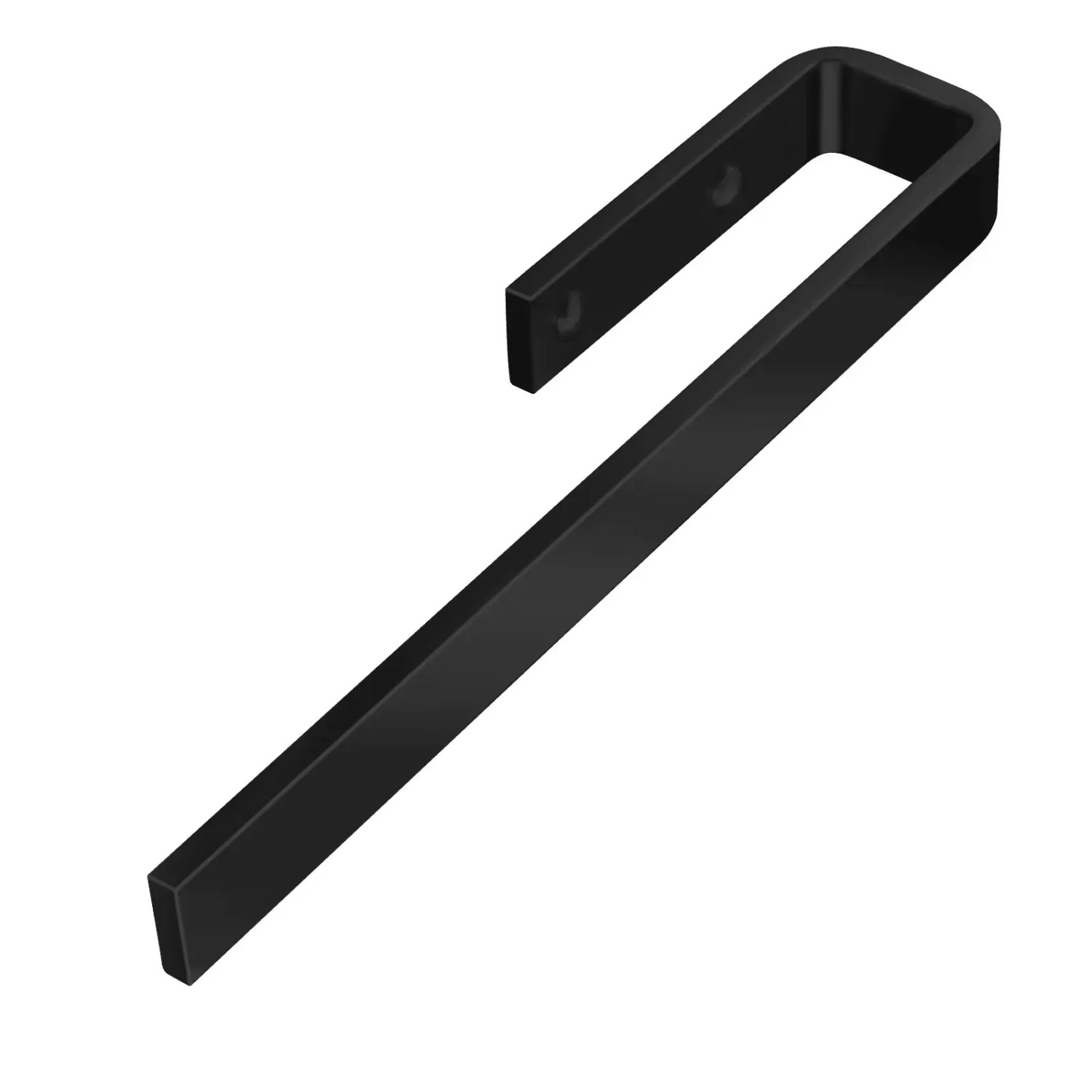 SOTECH Handtuchhalter PELI, schwarz matt pulverbeschichtet aus Aluminium für Bad & Küche.