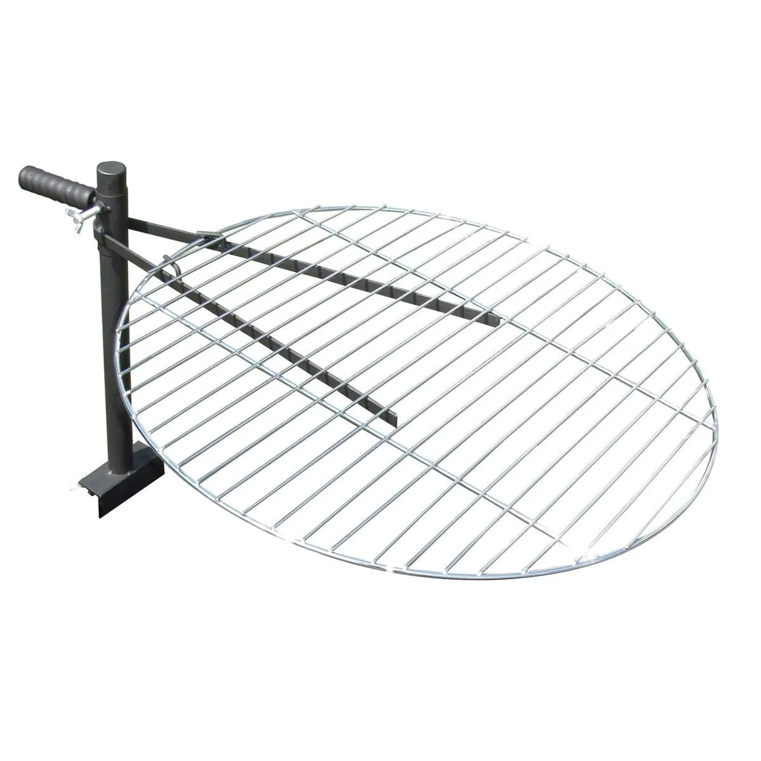 Lex Grillrost für Feuerschale Edelstahl Höhenverstellbar Schwenkbar Grill Ø 60cm