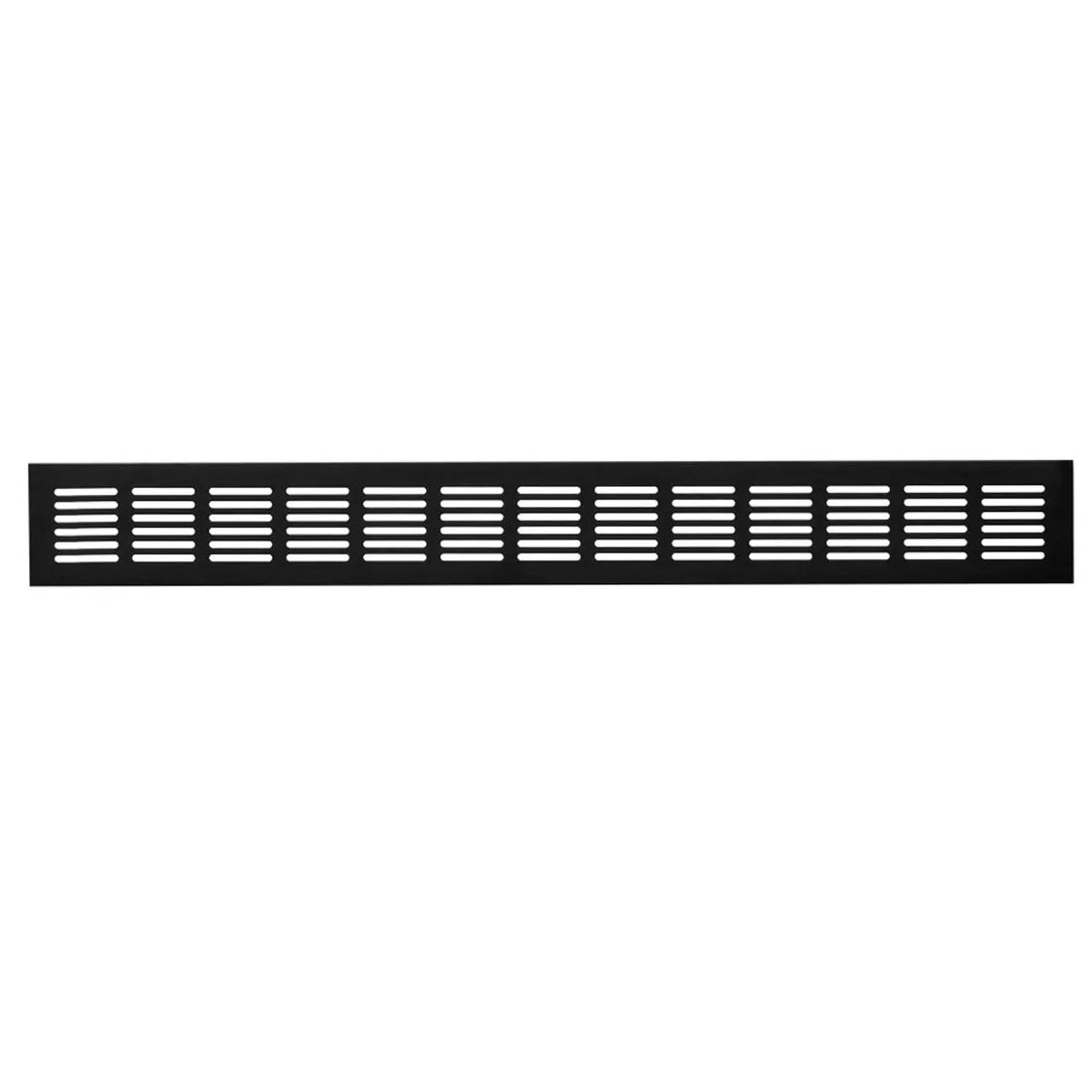 Häusler Lüftungsgitter LG-5006 BL-SG Schwarz Eloxiert Stegblech 500 x 60 mm