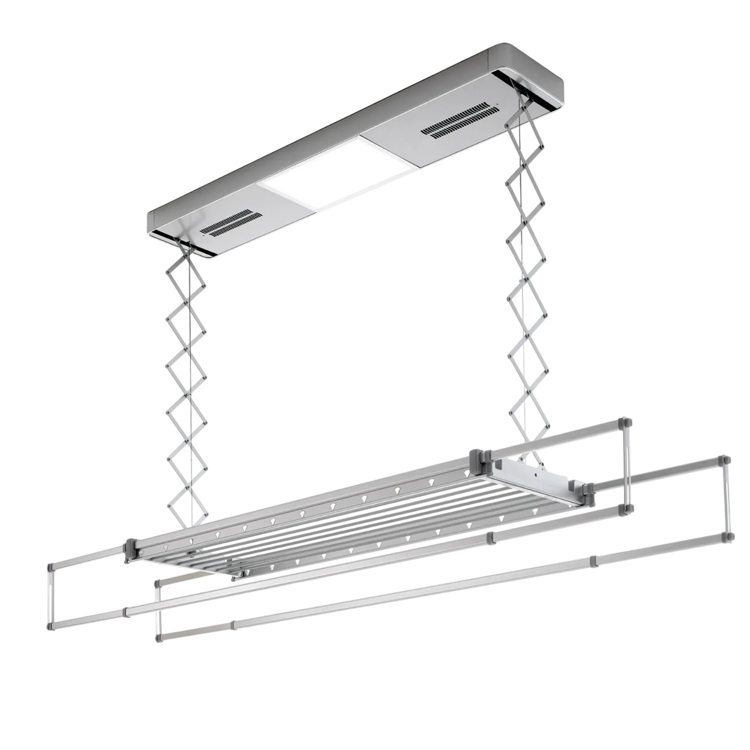 Foxydry Elektrischer Wäscheständer Zur Deckenmontage Mit Fernbedienung 160 cm