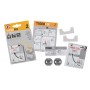 Tiger Klebesystem Tigerfix Nr. 2 für Bad-Accessoires: Montageplatten, Reiniger und Anleitung.