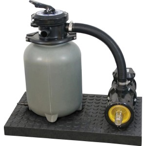 Summer Fun Sandfilteranlage SF 128 für Pools bis 20 m³ mit Pumpe und Schlauch.