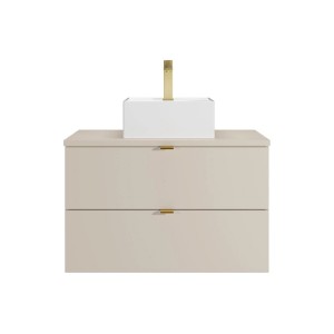 Vente-unique Einzelwaschtisch Lavena Beige 80 cm