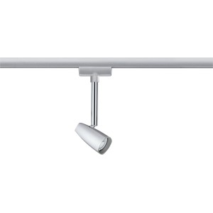 URail Spot Barelli, Chrom matt, für Schienensysteme. Leuchtmittel max. 10W GU10.