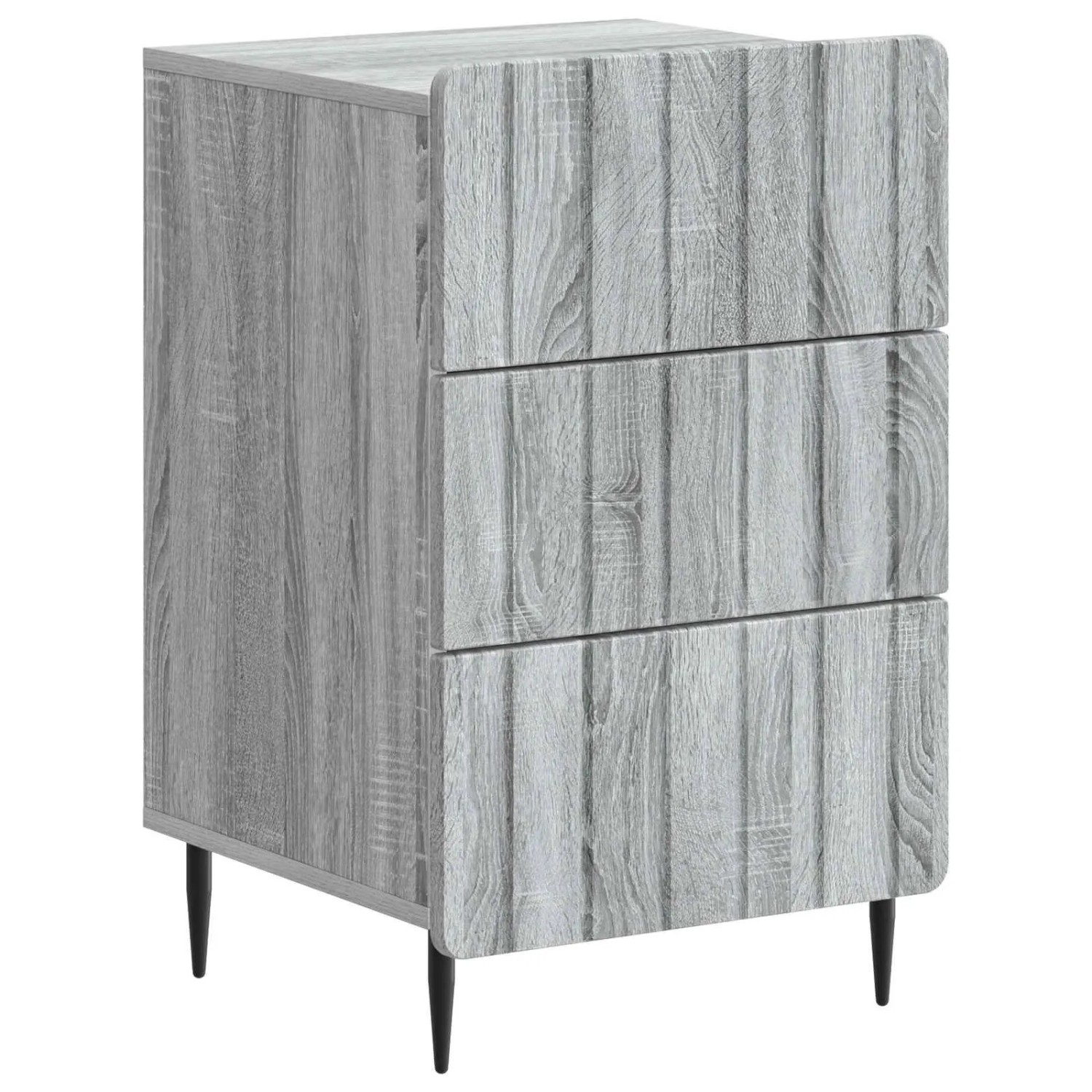 vidaXL Nachttisch Graues Sonoma 43 x 41 x 68 cm Holzwerkstoff 894331