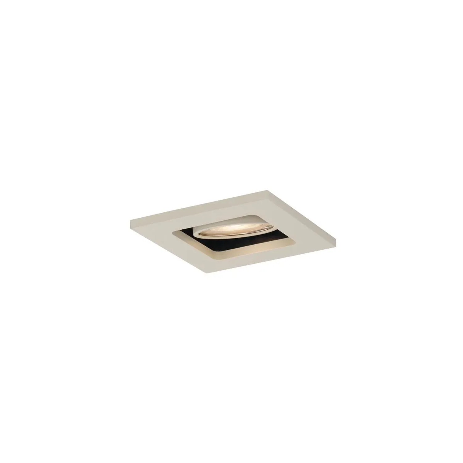 QAZQA Moderner Einbaustrahler Beige GU10 50mm Schwenk  und Neigbar Qure