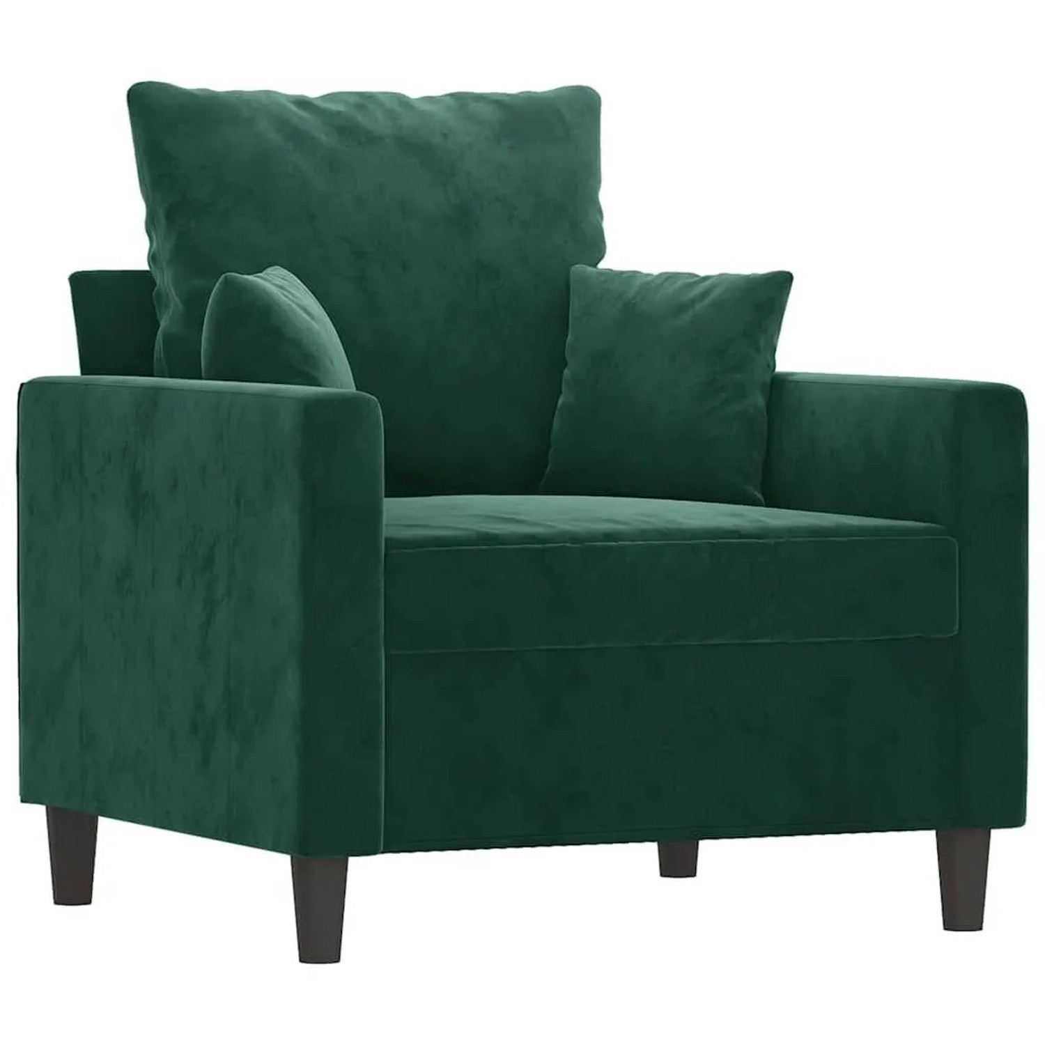 vidaXL Sessel Dunkelgrün 60 cm Samt 359285