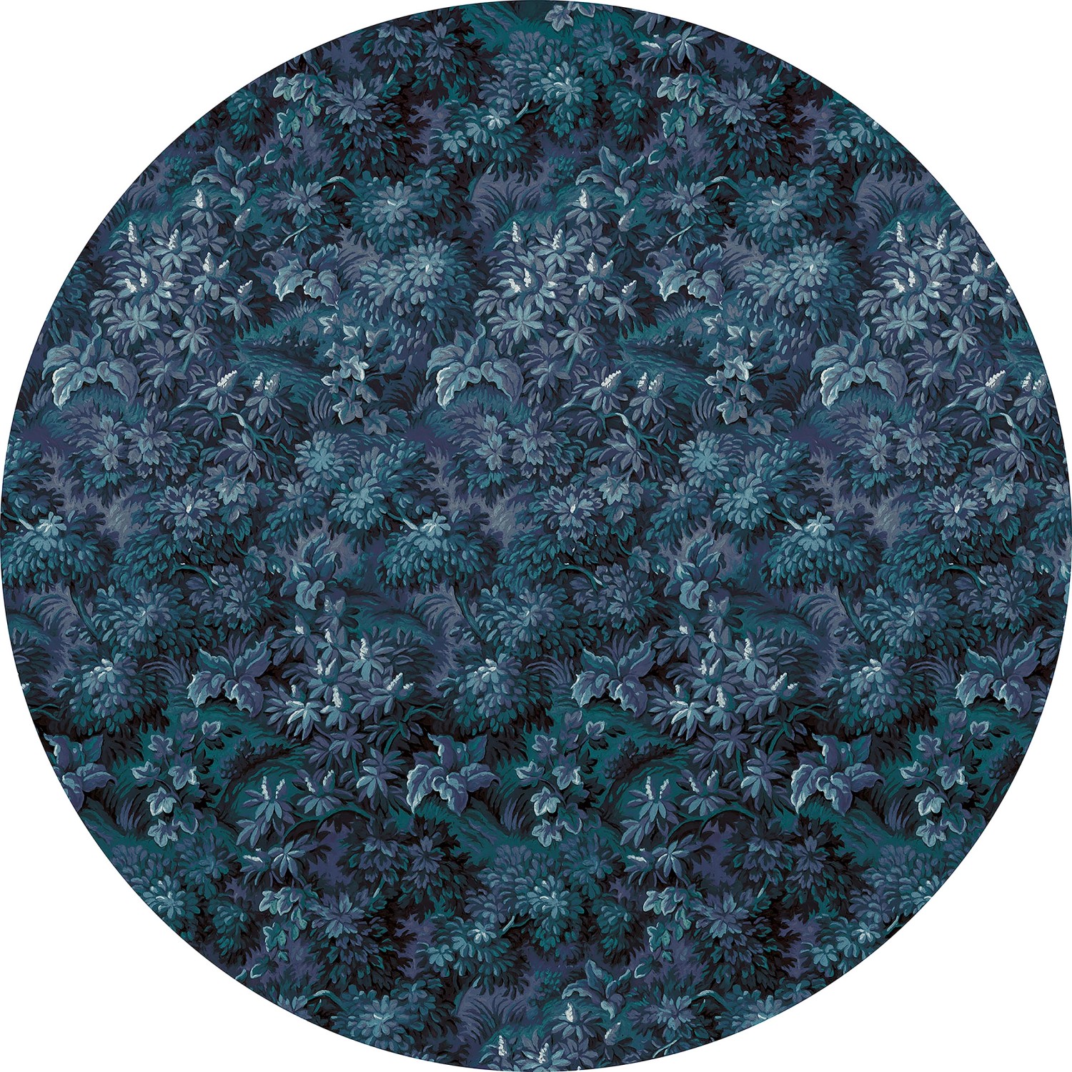 Komar Vlies Fototapete Azul Selbstklebend Ø 125 cm